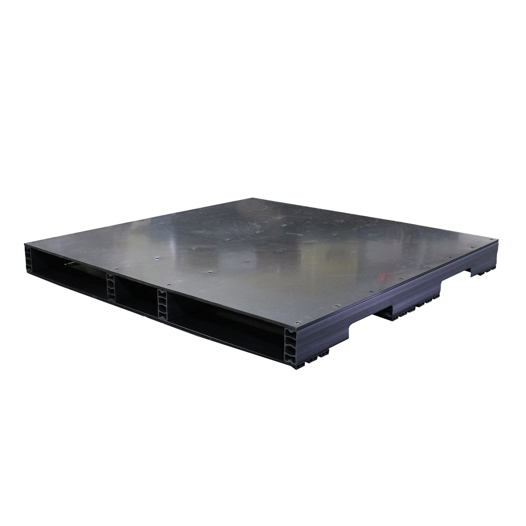 Jifram Extrusions, Inc., Flat Top Plastic Pallet, 48in.L x 48n.W, Model# 05000455